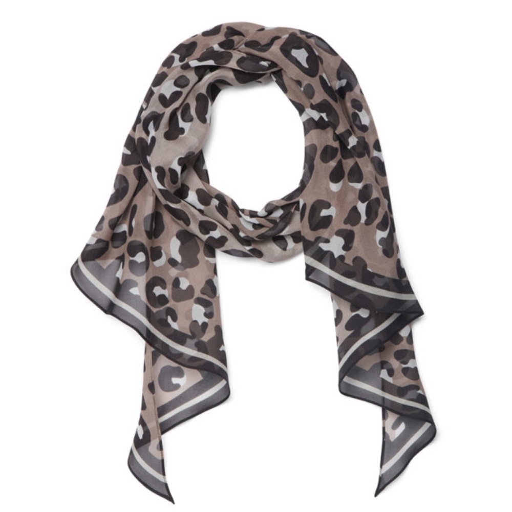 CAbi Leopard Silk Scarf